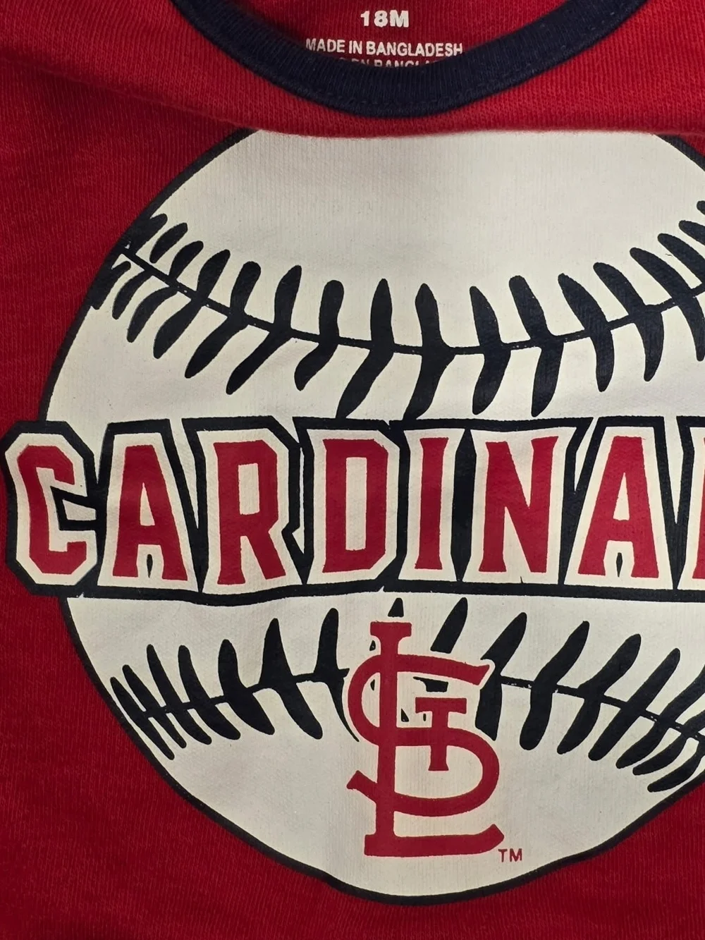 Genuine Merchandise St. Louis Cardinals Baby Bodysuit SET of 3  Red, Navy, White